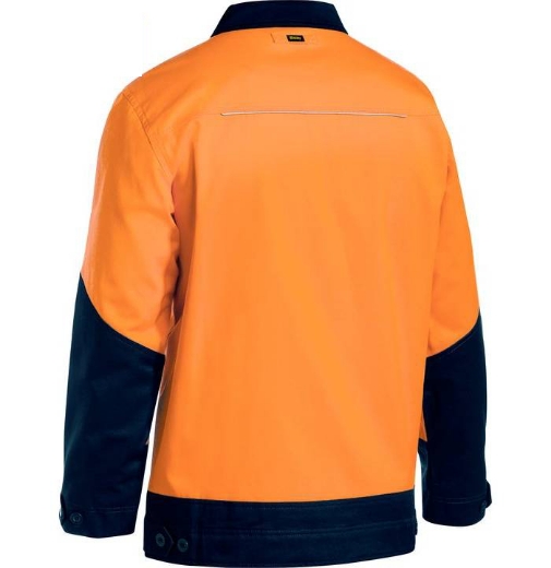Picture of Bisley, Hi Vis Drill Jacket With Liquid Repellent Finish